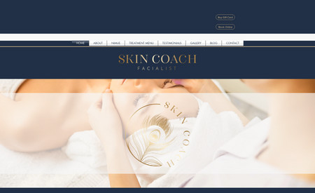 Skin Coach Facialist: Designed to client specifications & branding.