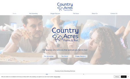 Country Acres: Informational Website and Rebrand for a Local Farm & Pet Center.