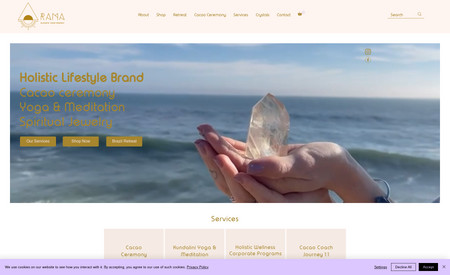 Rama Crystals : Website
