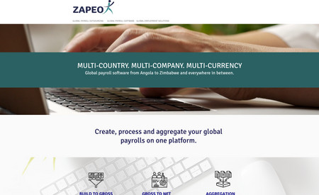 ZAPEO: This website is about creating, processing, and aggregating your global payrolls on one platform. We have worked on the design and development from scratch.
