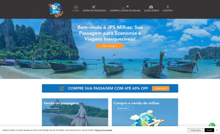 JPS Milhas : Site institucional 