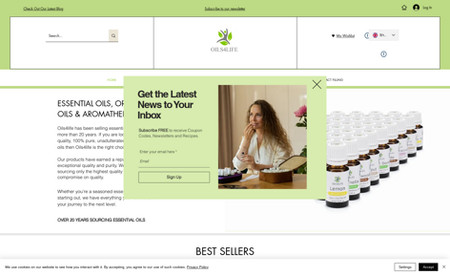 oils4life: Large E-commerce Website Redesign