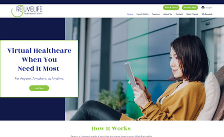 Monthly Subscription Website - Rejuvelife Health: 
Online telehealth and weight loss clinic focused on helping patients see a medical provider virtually. 