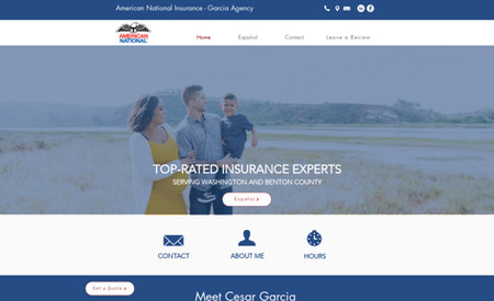 Garcia Agency: Insurance Agency Website Design