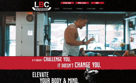 Lift Box Cardio: Website for Lift Box Cardio Gym