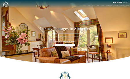 Quantock Cottages: Full site redesign.  Custom Design across all viewports.  SEO