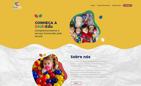 Evolvedu : Site para Centro Educacional
