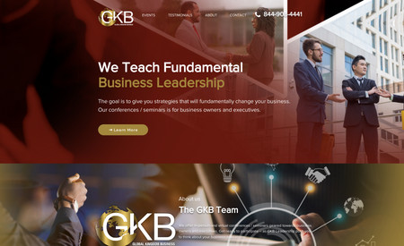 Global Kingdom Business: Website Design / Event Flyer Design.