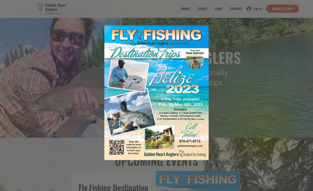 Golden Heart Anglers: Redesigned and built site based on content and client feedback, added in booking functionality. 
