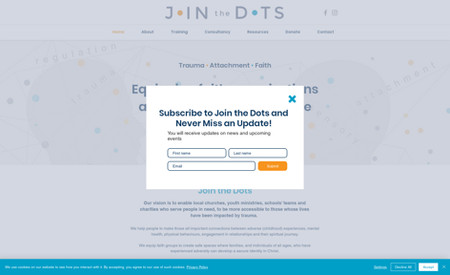 Join the Dots: Website Fixes and Redesign