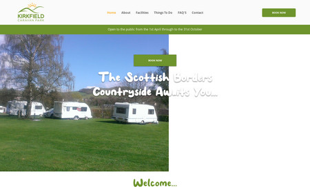 Kirkfield Caravan Park: Kirkfield Caravan Park got in touch with us to completely refresh their old, outdated website and come up with a brand new one to make it easy for their customers to navigate and get in touch. We also created a brand new logo and helped create an invoicing system to make it easy for their customers to book online.