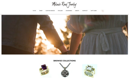 Melanie Renee Jewelry: Complete Site Design