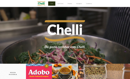Chelli Alimentos: A Chelli alimentos é uma indústria que comercializa para grandes super mercados brasileiros temperos e condimentos.

Desenvolvemos o site e criamos uma estratégia de captação de clientes b2b no Google e Meta Ads.
