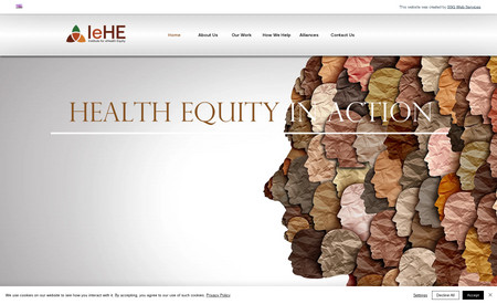 IeHE: One-page company site built on Editor X