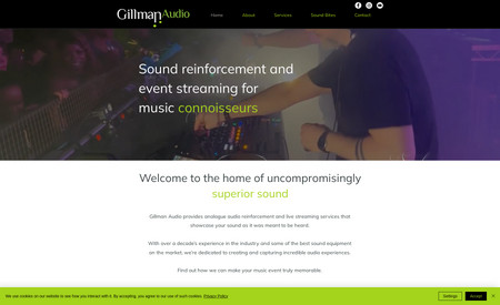 Gillman Audio: Website Redesign Project