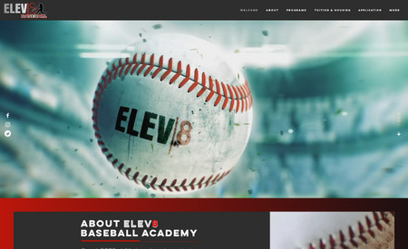 Elev8 Baseball: This client needed a lift to their website.  This academy is wonderful and by optimizing and creating cool visuals and easy access, their leads have skyrocketed. 