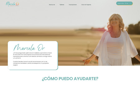 Marcela Or: Personal Coaching Website