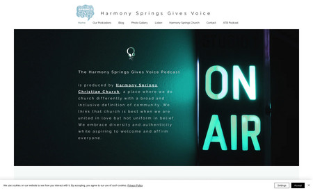 Harmony Springs Gives Voice: Motivational podcast.