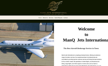 ManQJets: Re Built Website with SEO 