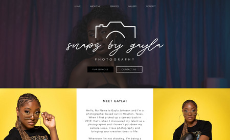 Snapz by Gayla: We created the brand guidelines, website, and logo for this project.