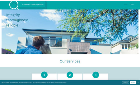 Hunter Real Estate Inspections: Website that has the capacity to take online payments and invoice the client direct from the Wix dashboard.