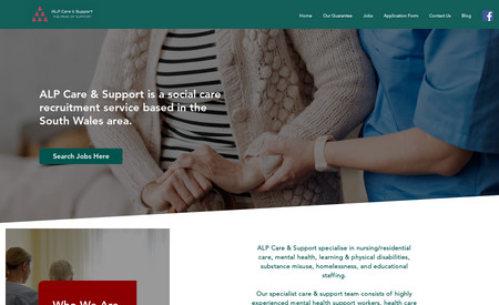 ALP Care & Support: ALP needed a brand new website for their new recruitment business, bringing together over 30 years of social recruitment expertise into a fresh, new business.