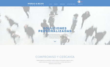 Mba Legal: Diseño de sitio web para estudio de abogados
