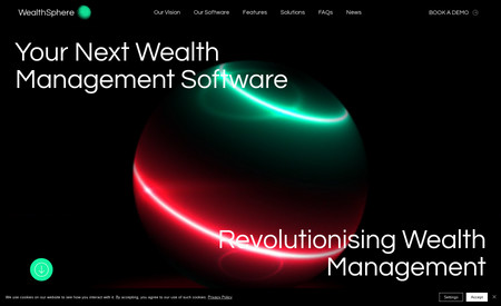 WealthSphere: Wix Studio Advanced Website