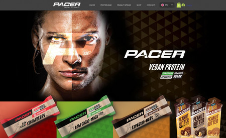 Pacer: A modern, dynamic site along with a small store facility and also bi-lingual option.