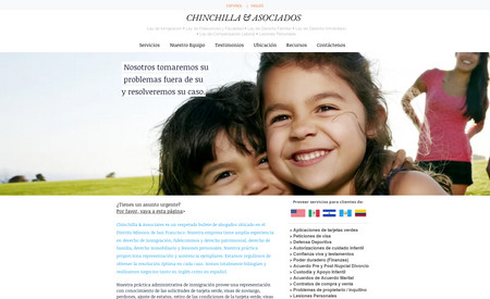 Law Firm - Spanish Version: I worked with this firm on two sites and did the design and build for both.
I handle the updates for both sites and SEO. 