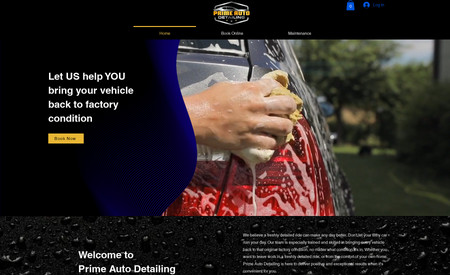 Prime Auto Detailing: Created the most amazing auto detailing website that exists 