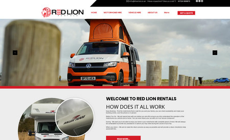 RED LION RENTALS: Red Lion Rental has been set up as a subsidiary to its parent company Red Lion Caravan Centre by Directors Lee Mcardle and William Bell. Seeing the increase in families wanting to holiday in this country and no local hire businesses we set out to create a company to fill the void. Our aim is to create an opportunity for our customers to explore destinations throughout the UK in style and luxury. 