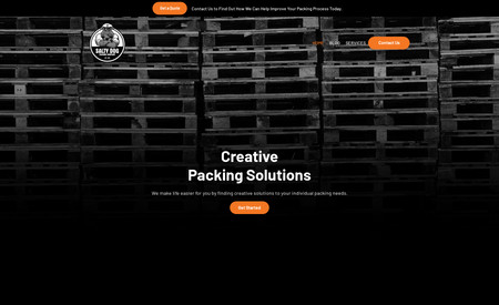 Salty Dog Packing - Editor X // Advanced Website: The Salty Dog Packing site was a direct re-build from a site hosted in Webflow. We used Editor X to mimic the core functionally, and created a stunning website for our international client. 