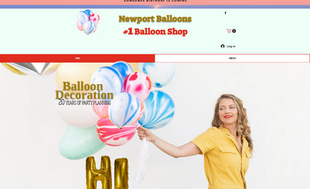 Balloons By You: Large Ecommerce conversion from Wordpress to Wix 