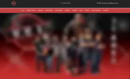  UTI Classic Rock: Site corporativo e institucional (portfólio) Banda , músicos, trabalhos, galerias,+ SEO (sistema de busca no Google). 