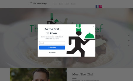 thehybridchef: New design and logo for a personal chef based in South Florida. He wanted a way to showcase his in-home delivery, catering and meal prep services.