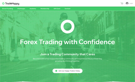 TradeHappy: Forex Proprietary Trading Firm. Developed a trading platform with an extensive members area to support back end education programs.