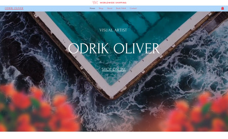 Odrik Oliver: Complete design and development of website including graphic design and mockup creation. 