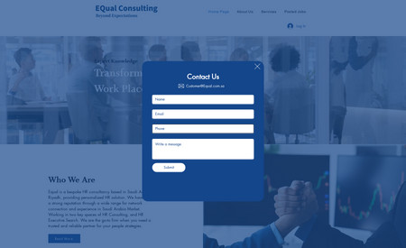 Equal Consulting: Redesigned the site