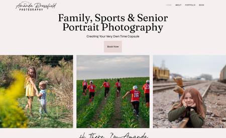 AB Photography: A simple/classic site for a local photographer in the Quad Cities Area.