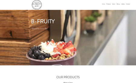 B-Fruity: We custom designed, built, and wrote the copy for this site. The client wanted a dynamic site that captured the essence of their brand: Modern, clean, and bright! 