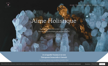 Aime Holistique: Création site 
SEO