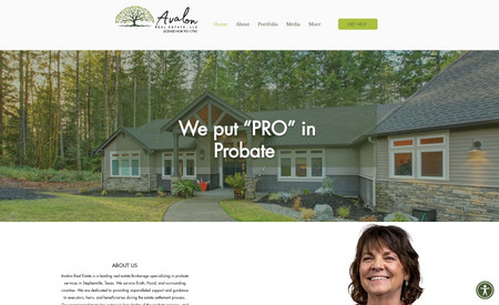 Avalon Real Estate, LLC: Website Design, logo design