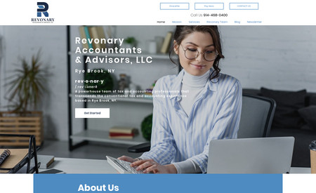Revonary Accountants and Advisors: Revonary.com is an ongoing project to boost the online presence and create a uniform digital experience for Revonary Accountants customers. 