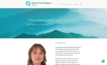 Mariana: Projeto completo de desenvolvimento do website.
Planejamento e Designer
