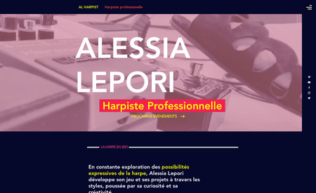 Harpiste Professionnelle, AL Harpist: 