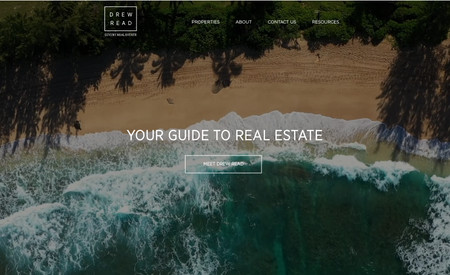 Drew Read: Real estate agent website based in Hawaii