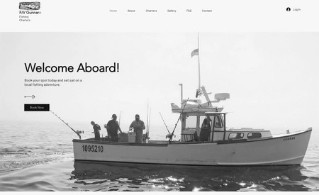  F/V Gunnar Charters: Designed & built this advanced website with booking capabilities.