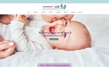 Abundant Life Family Resource Center: Abundant Life is a family resource center located in Canon City, Colorado. They bring essential healthcare to women and families of the community.