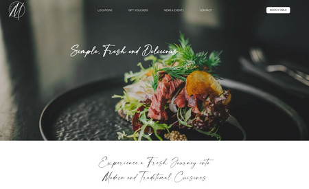 Marcos Restaurants: Restaurant site with bookings